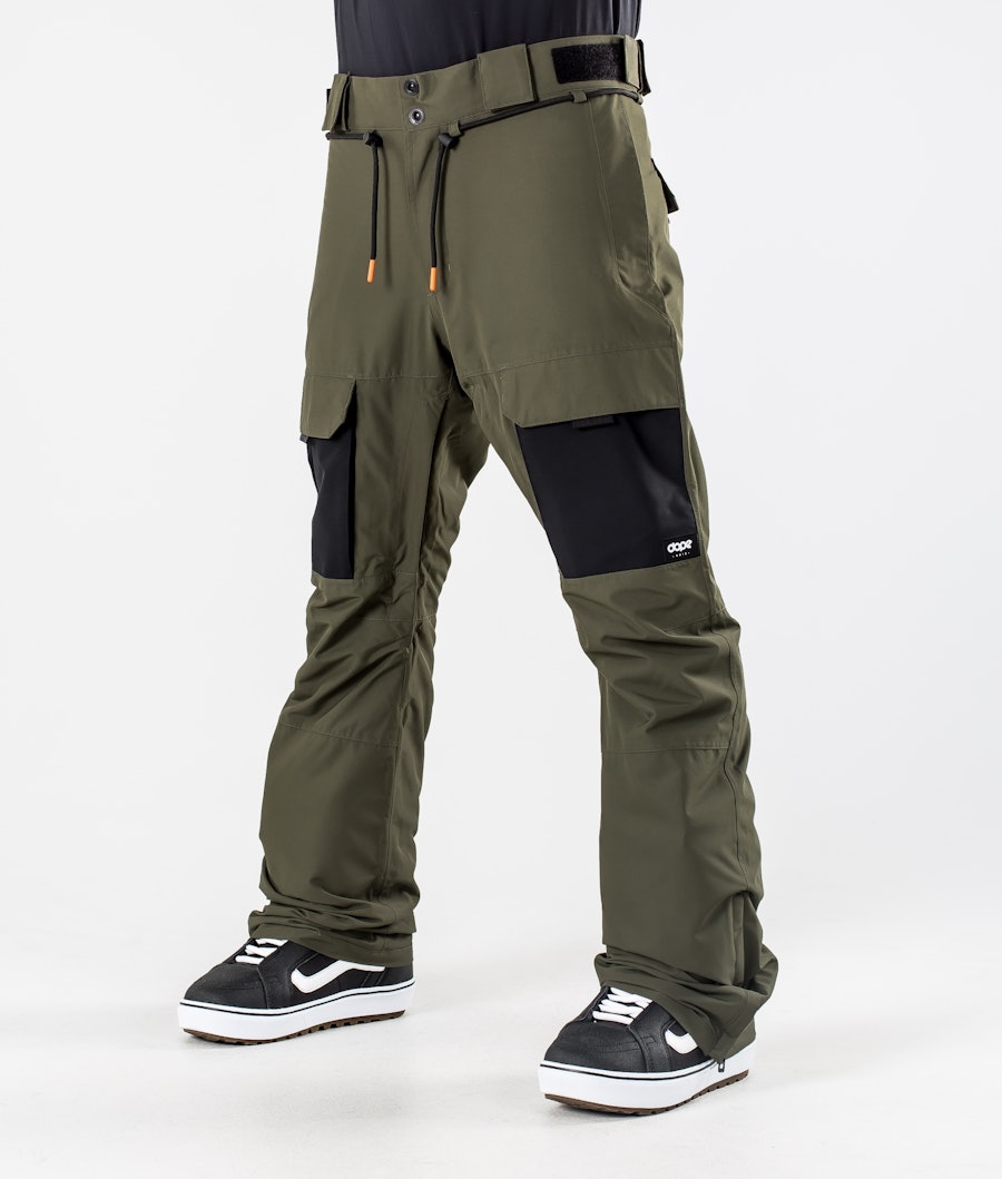 Dope Poise Pantalon de Snowboard Olive Green/Black