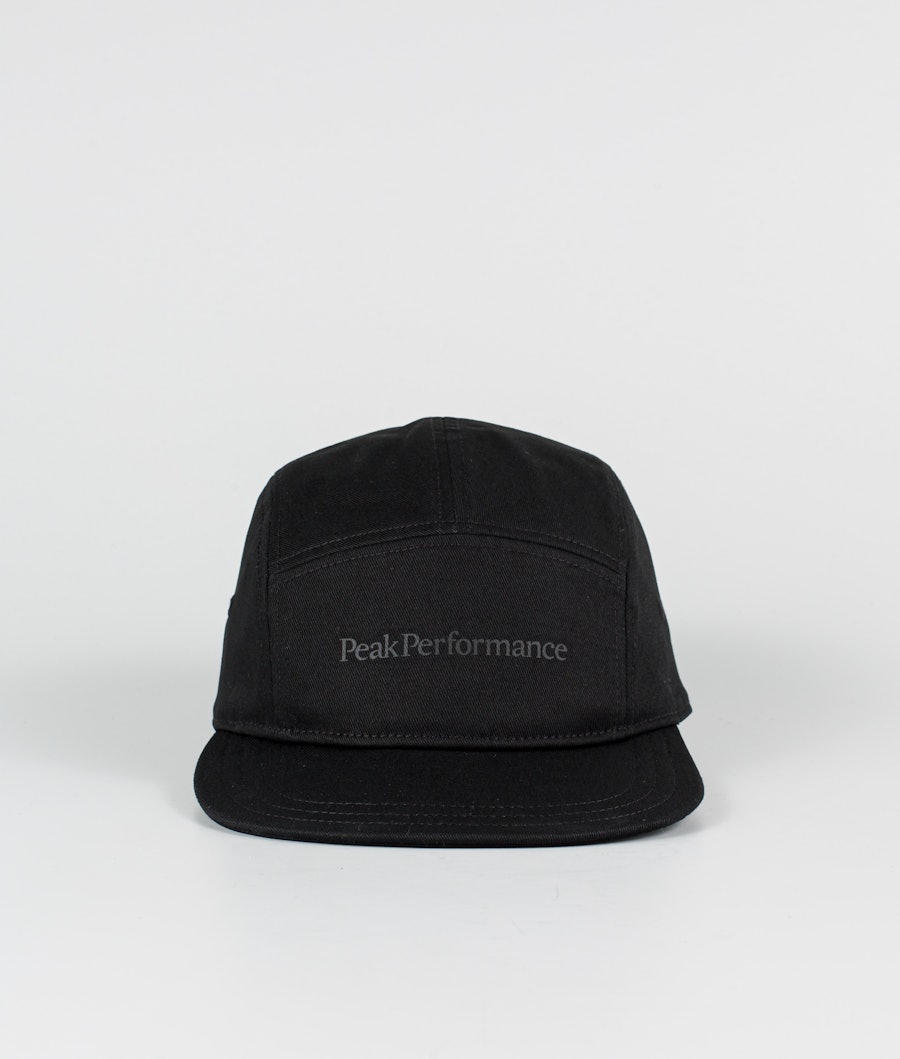 Peak Performance 5 Panel Cap Keps Black