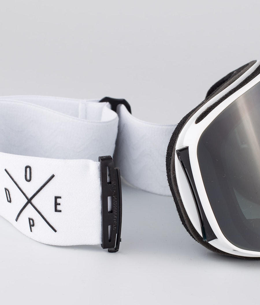 Dope Flush 2X-UP Skidglasögon White W/White Black