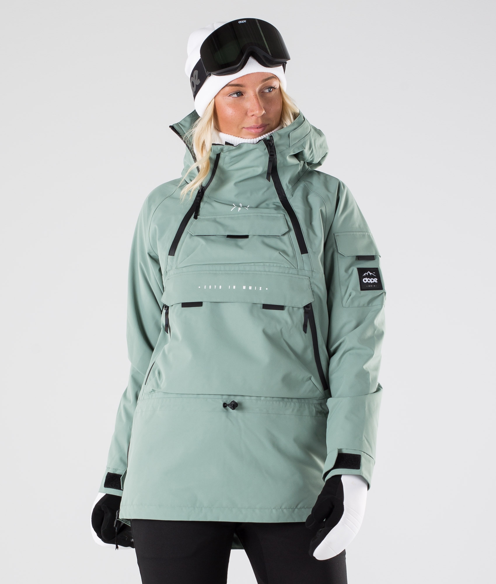 snowboard jacket green