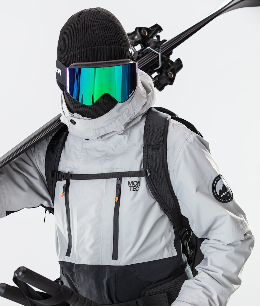 Montec Roc Ski Jacket Light Grey/Black