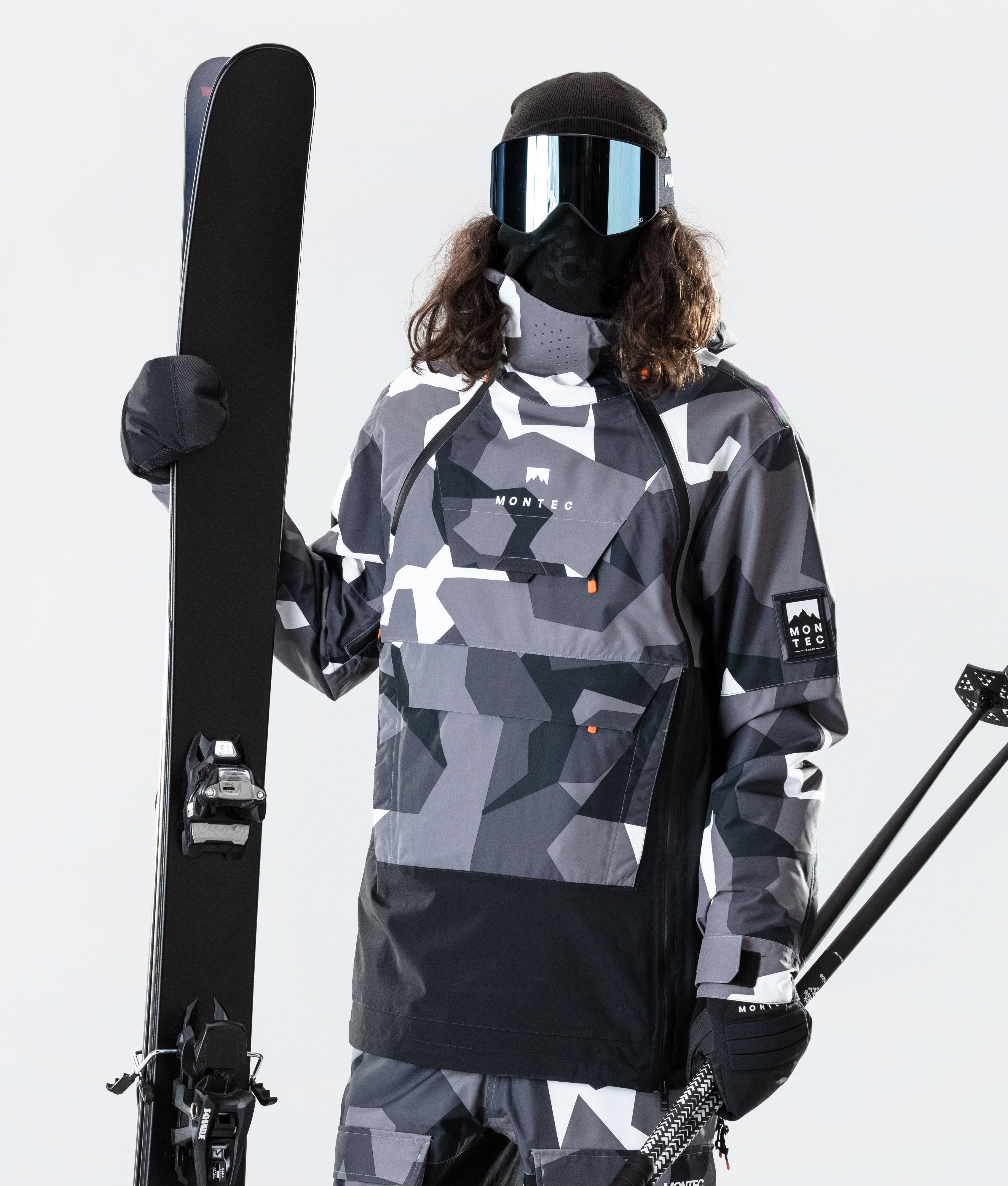 arctic camo ski jacket