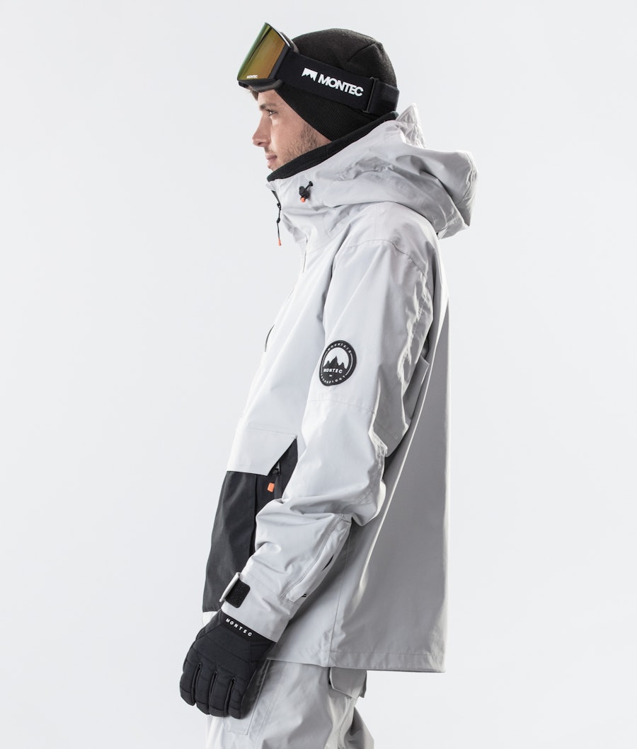 Montec Typhoon Ski jas Light Grey/Black
