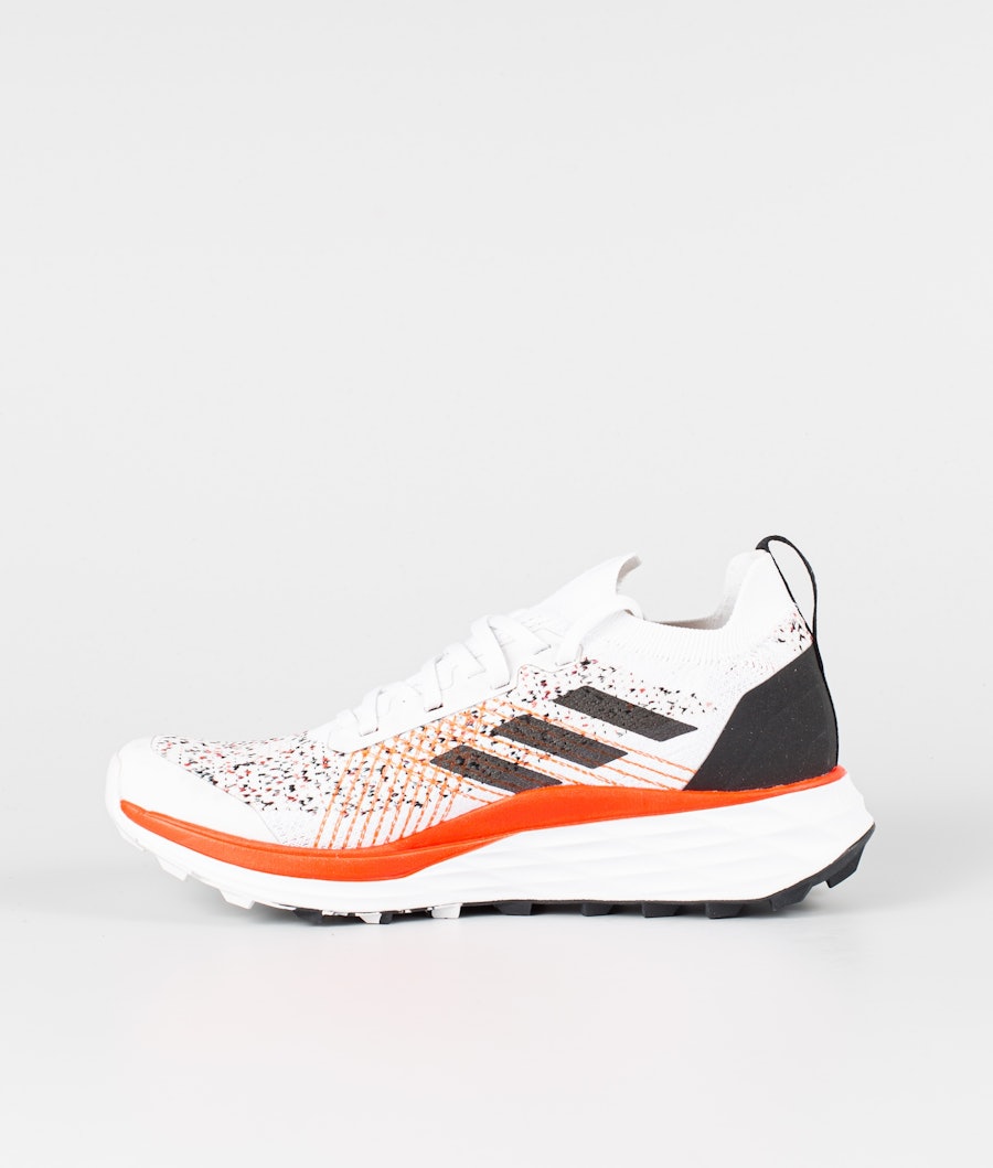 Adidas Terrex Two Parley Schoenen Dames Crystal White/Core Black/Solar Red