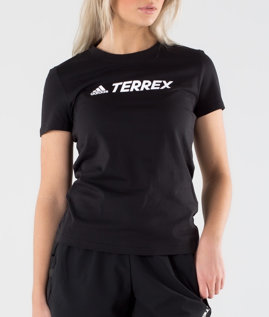 Adidas Terrex Logo T-shirt Dam Black