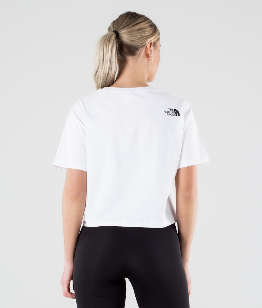 The North Face Cropped Simple Dome T-shirt Dam Tnf White