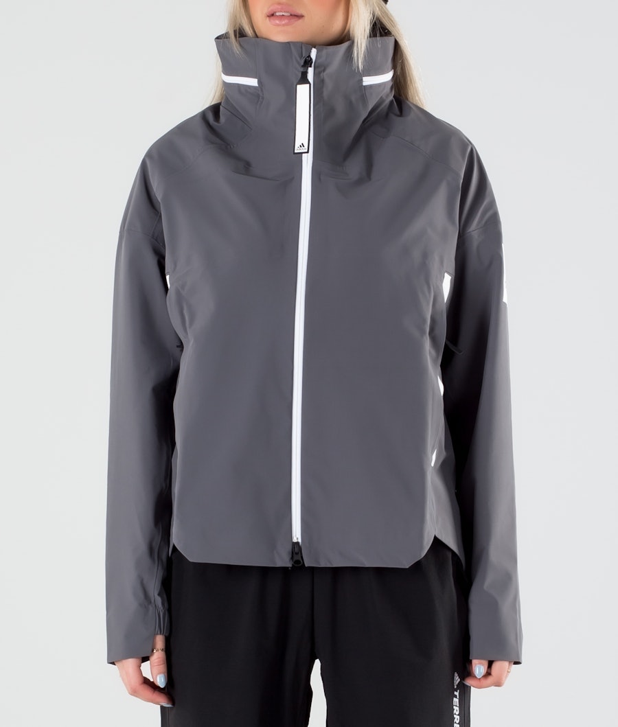 Adidas Terrex Myshelter Women's Outdoor Jacket Grey Five