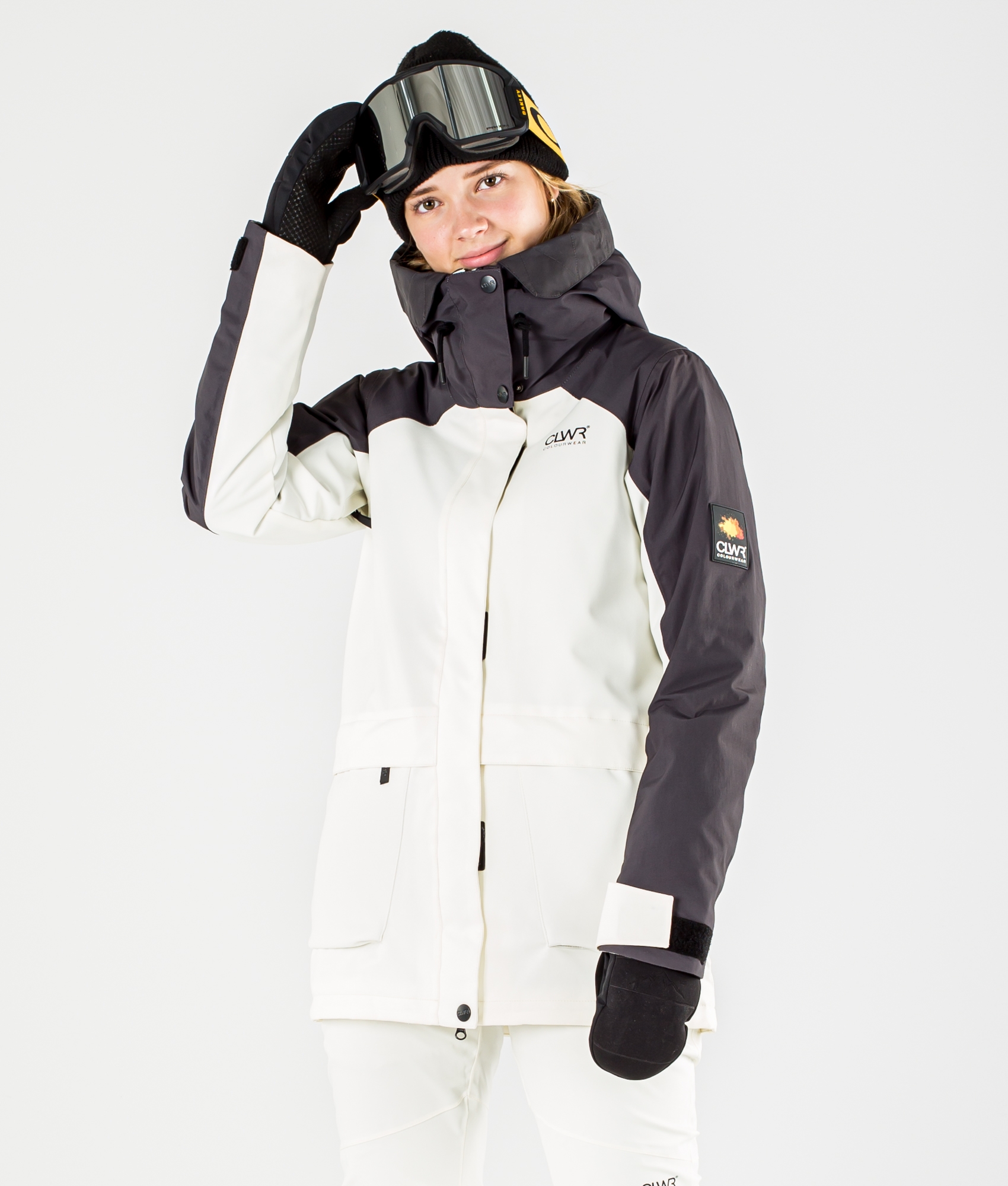 off white snowboard jacket