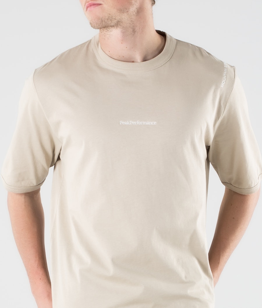 Peak Performance Stowaway T-shirt Celsian Beige
