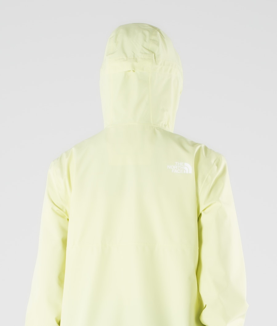 The North Face Waterproof Fanorak Outdoor Jas Dames Pale Lime Yellow