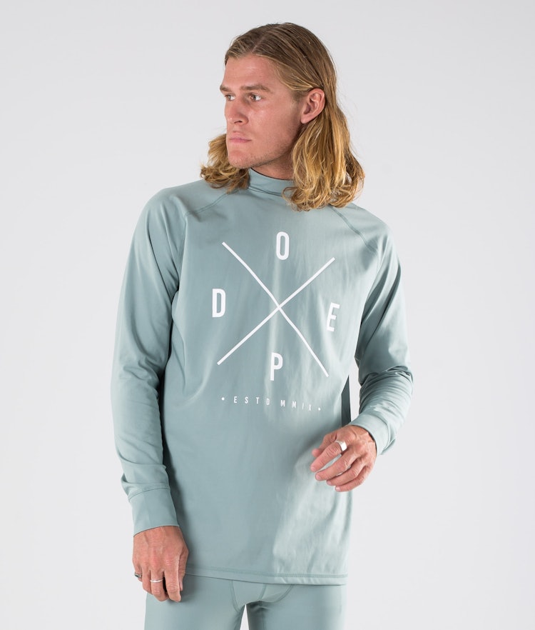 Dope Snuggle Base Layer Top Men 2X-Up Faded Green
