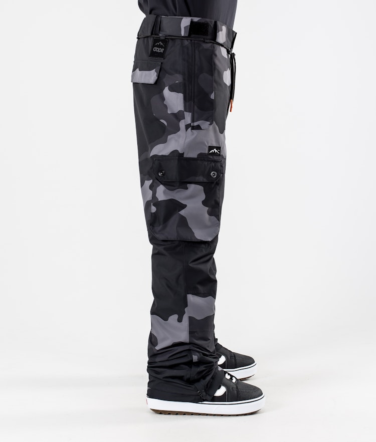 Dope Iconic 2020 Spodnie Snowboardowe Mężczyźni Black Camo