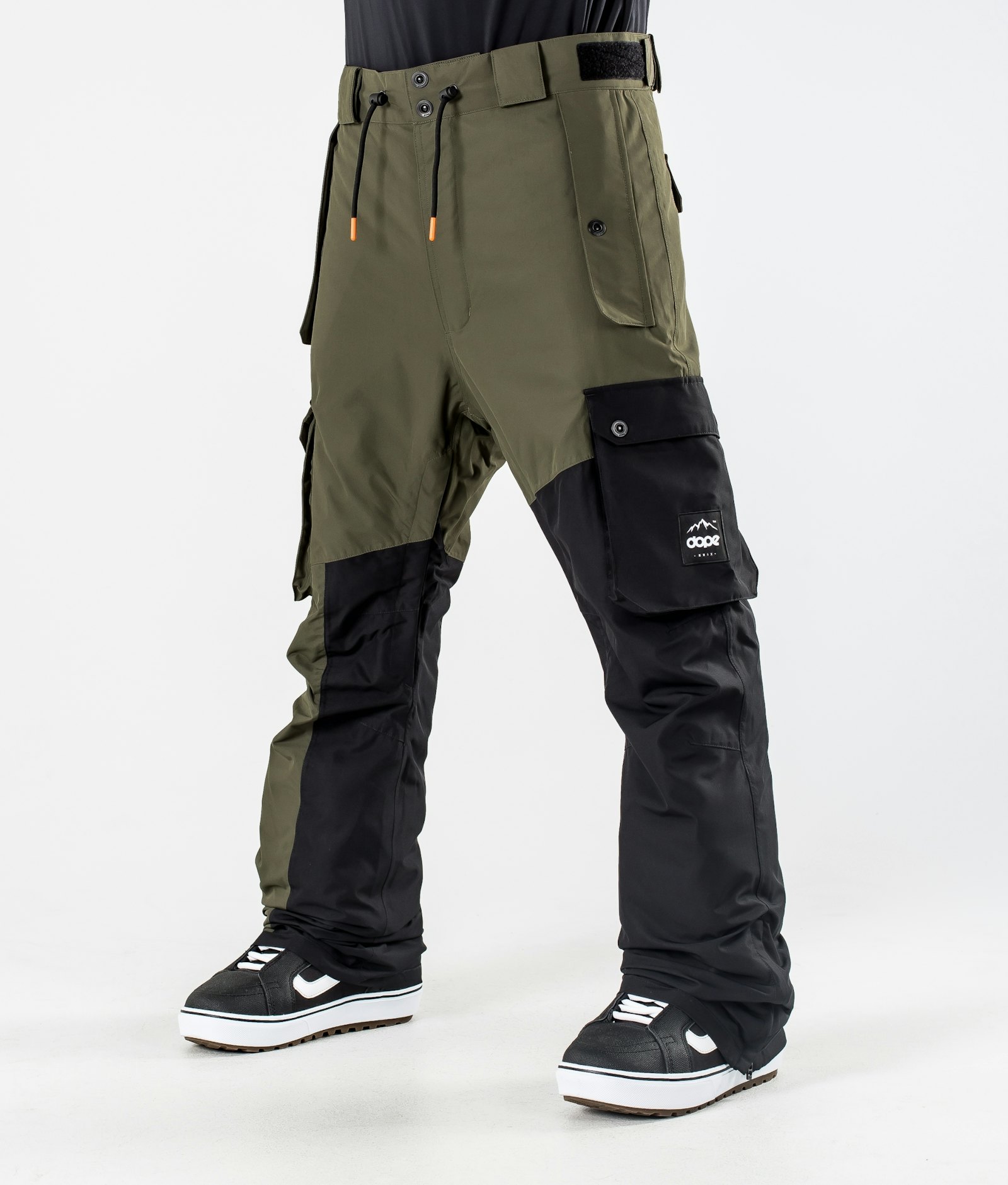 Dope Adept 2020 Pantaloni Snowboard Uomo Olive Green/Black