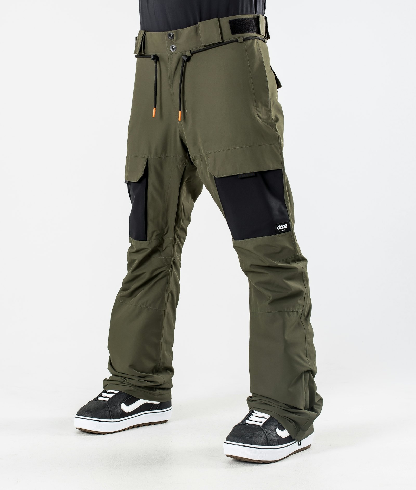 Dope Poise Kalhoty na Snowboard Pánské Olive Green/Black