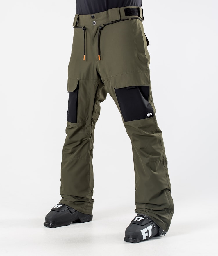 Poise Pantalon de Ski Homme Olive Green/Black, Image 1 sur 6