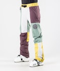 Dope Blizzard W 2020 Pantalon de Ski Femme Limited Edition Faded Green Patchwork