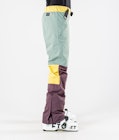 Dope Blizzard W 2020 Ski Pants Women Limited Edition Faded Green Patchwork