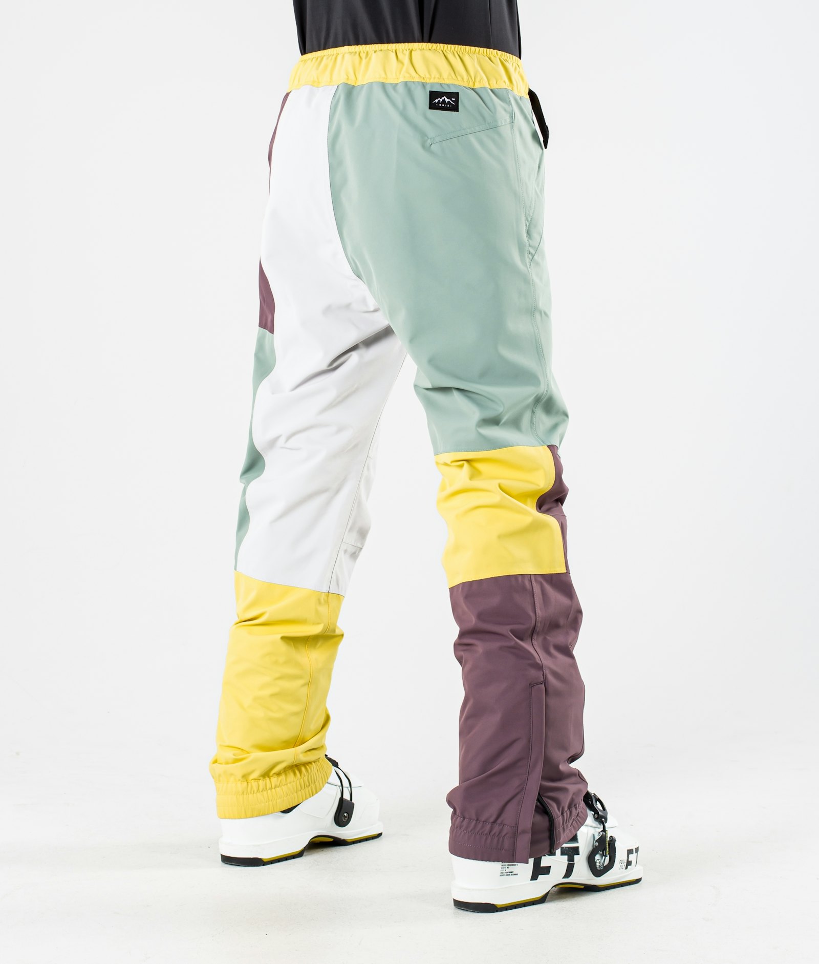 Dope Blizzard W 2020 Lyžařské Kalhoty Dámské Limited Edition Faded Green Patchwork