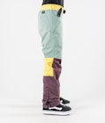 Dope Blizzard W 2020 Snowboard Pants Women Limited Edition Faded Green Patchwork