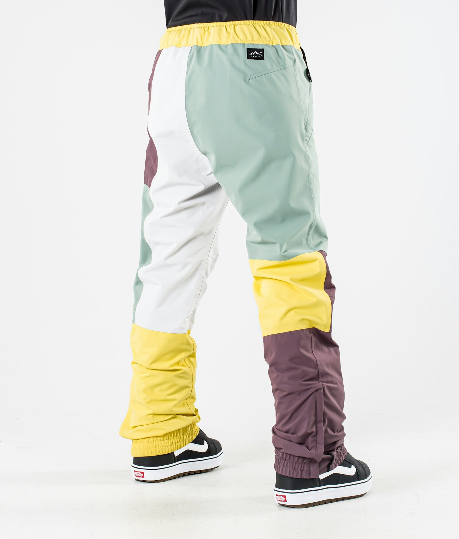 Dope Blizzard W 2020 Spodnie Snowboardowe Kobiety Limited Edition Faded Green Patchwork