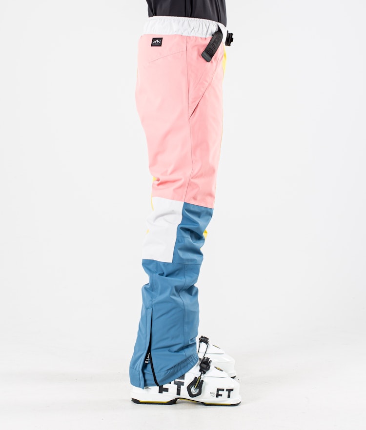 Dope Blizzard W 2020 Pantalon de Ski Femme Limited Edition Pink Patchwork
