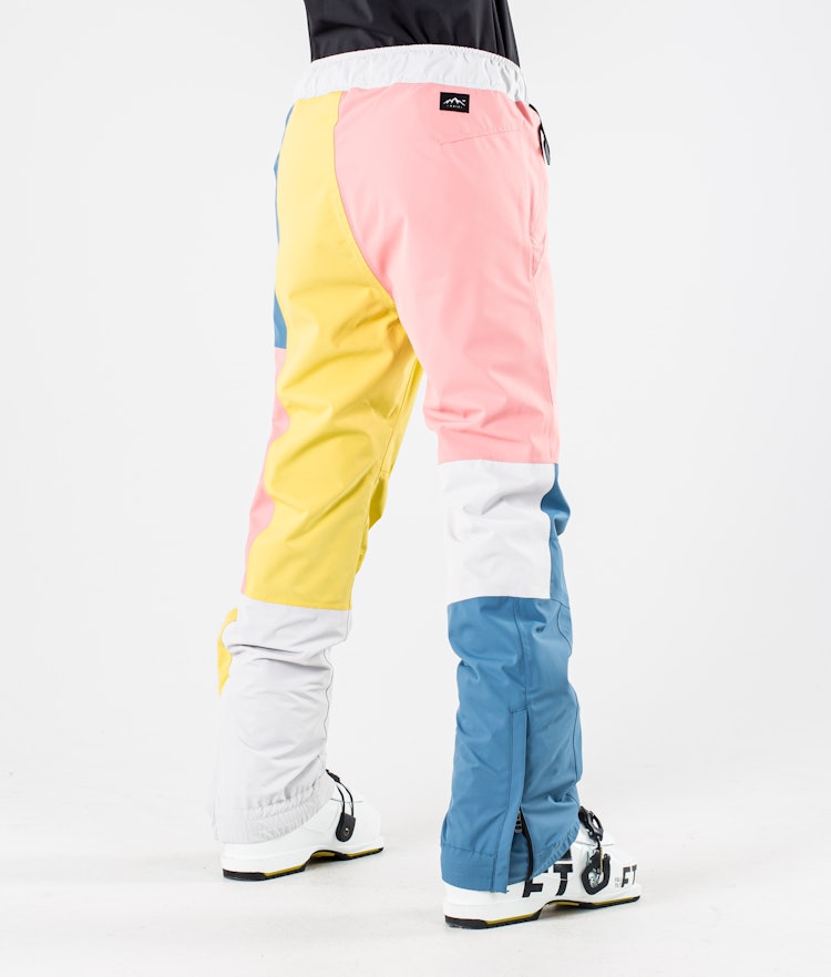 Dope Blizzard W 2020 Pantalon de Ski Femme Limited Edition Pink Patchwork