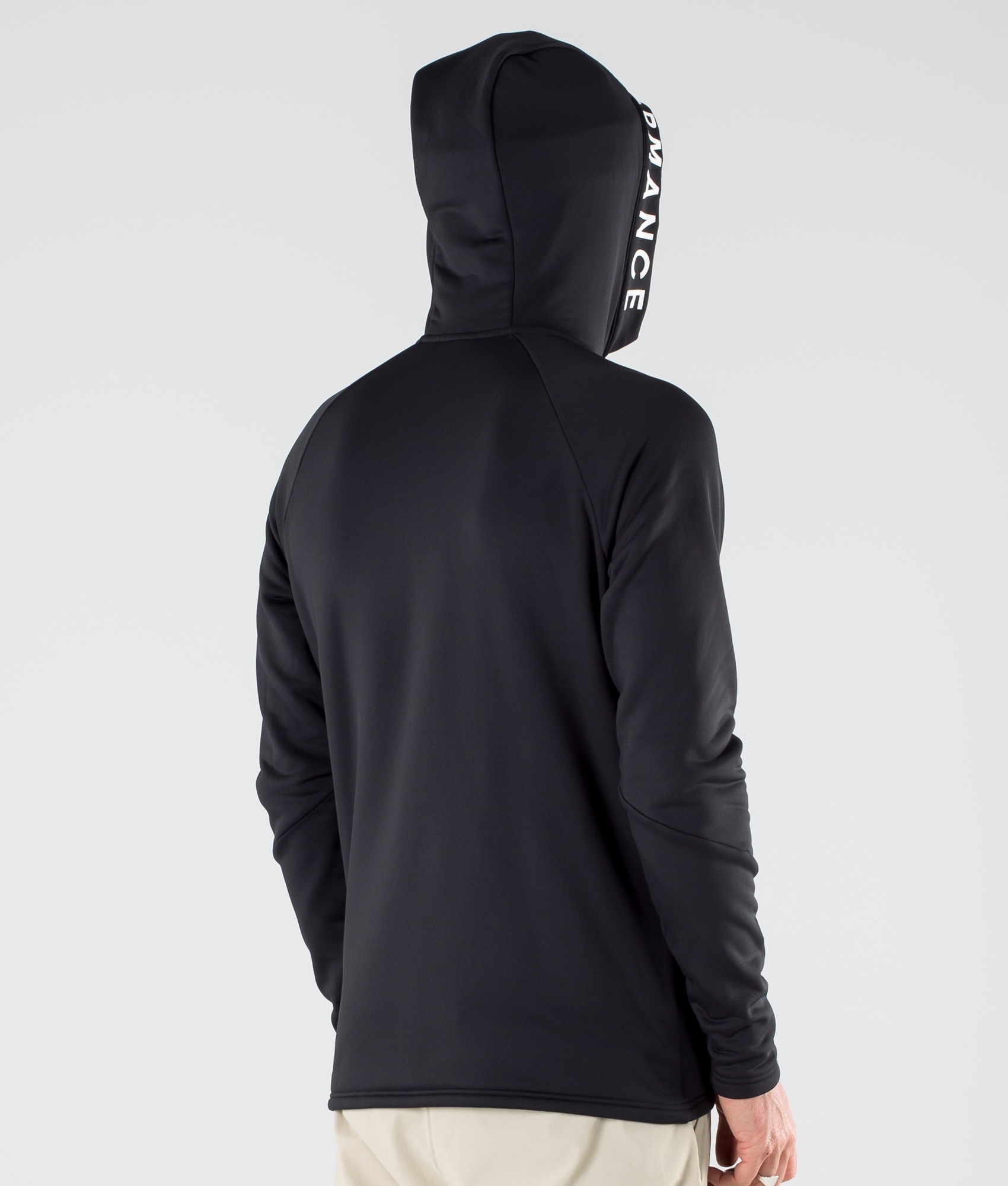 rider zip hood black