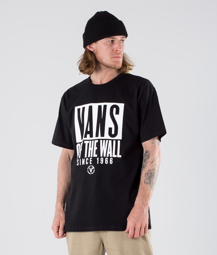 Vans Type Stack Off The Wall T-shirt Herr Black