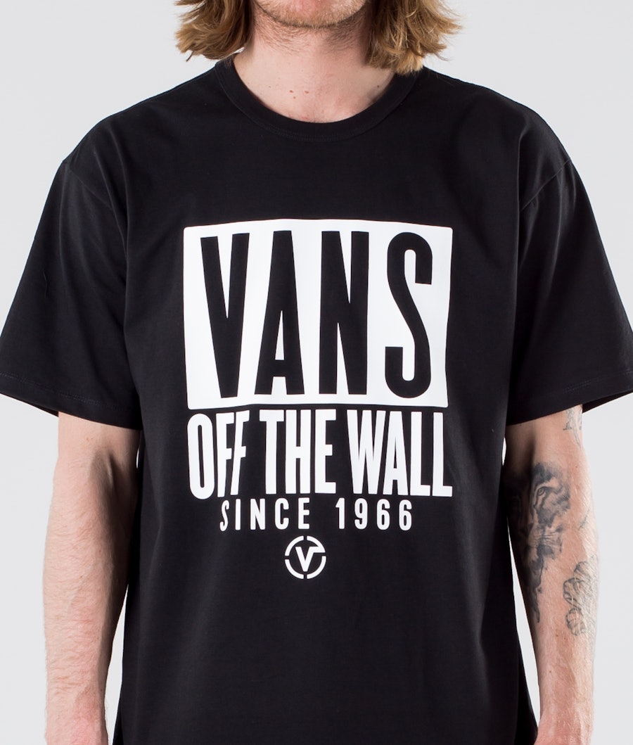 Vans Type Stack Off The Wall T-shirt Herr Black