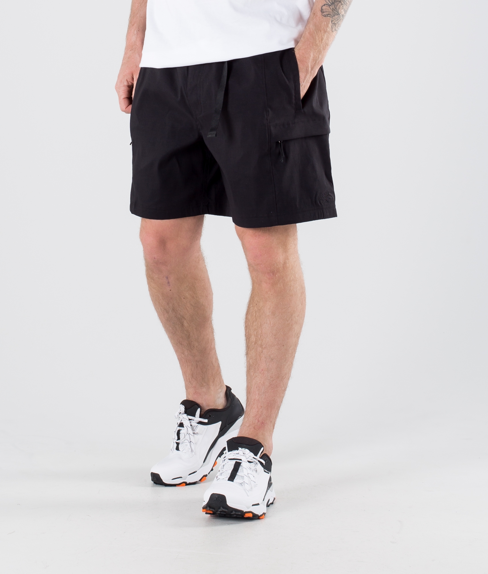 north face class v belted shorts