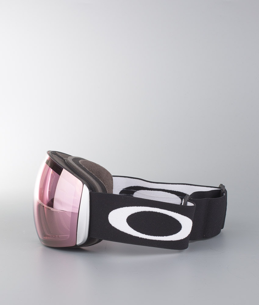 Oakley Flight Deck XL Skibrille Matte Black With Prizm Snow Hi Pink Lens
