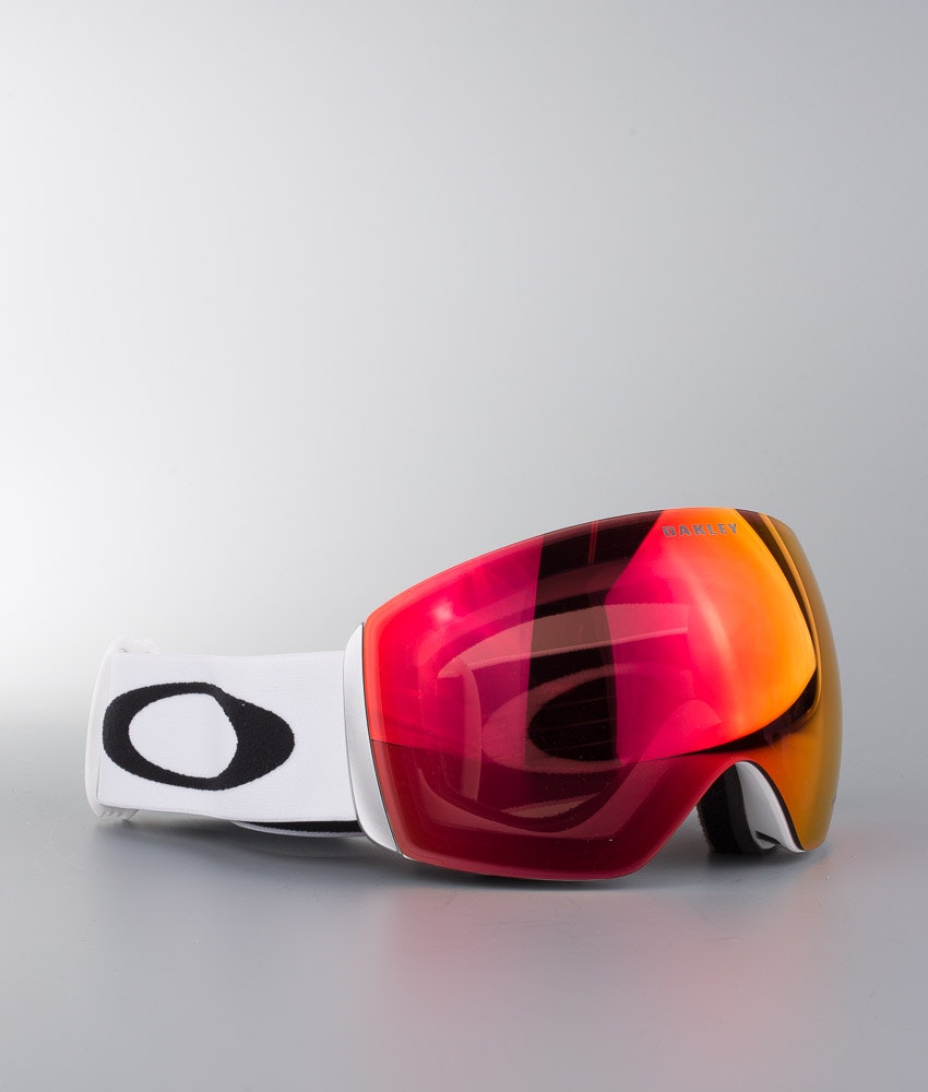 Oakley Flight Deck L Skidglasögon Matte White With Prizm Snow Torch Iridium Lens