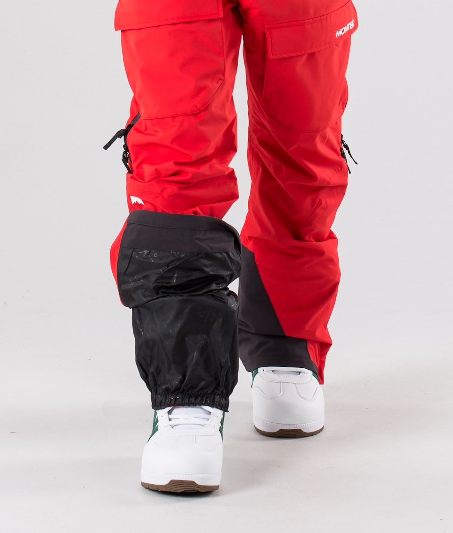 Montec Fawk Snowboard Pants Red