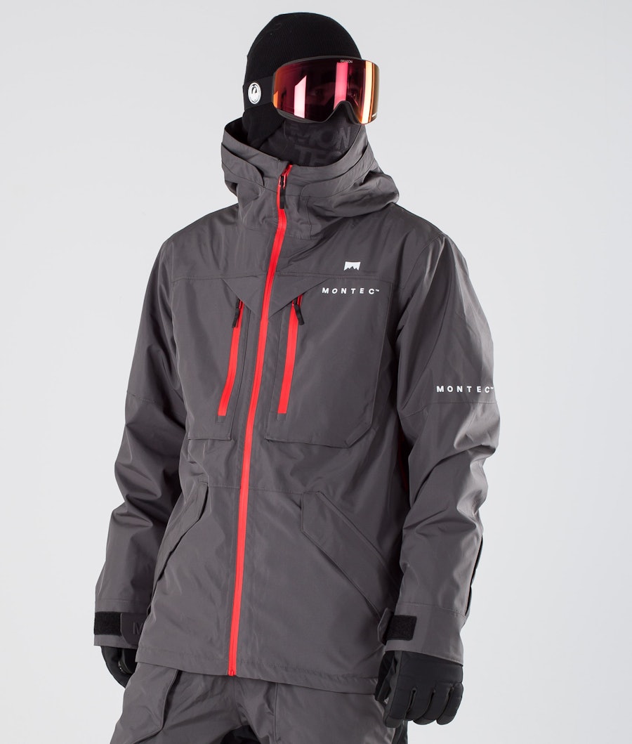 Montec Fenix Snowboard jas Pearl Fire/Red
