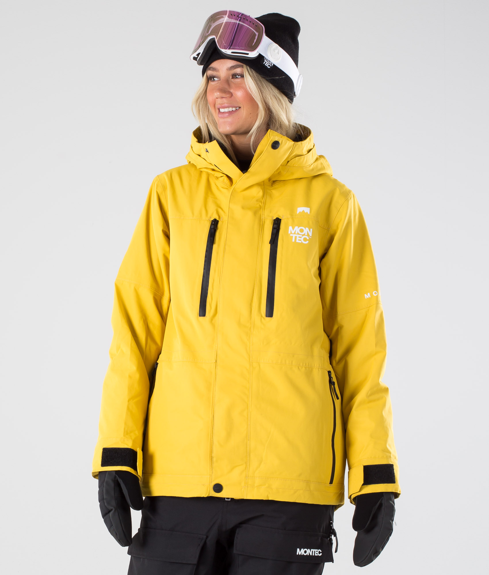 yellow snowboard jacket