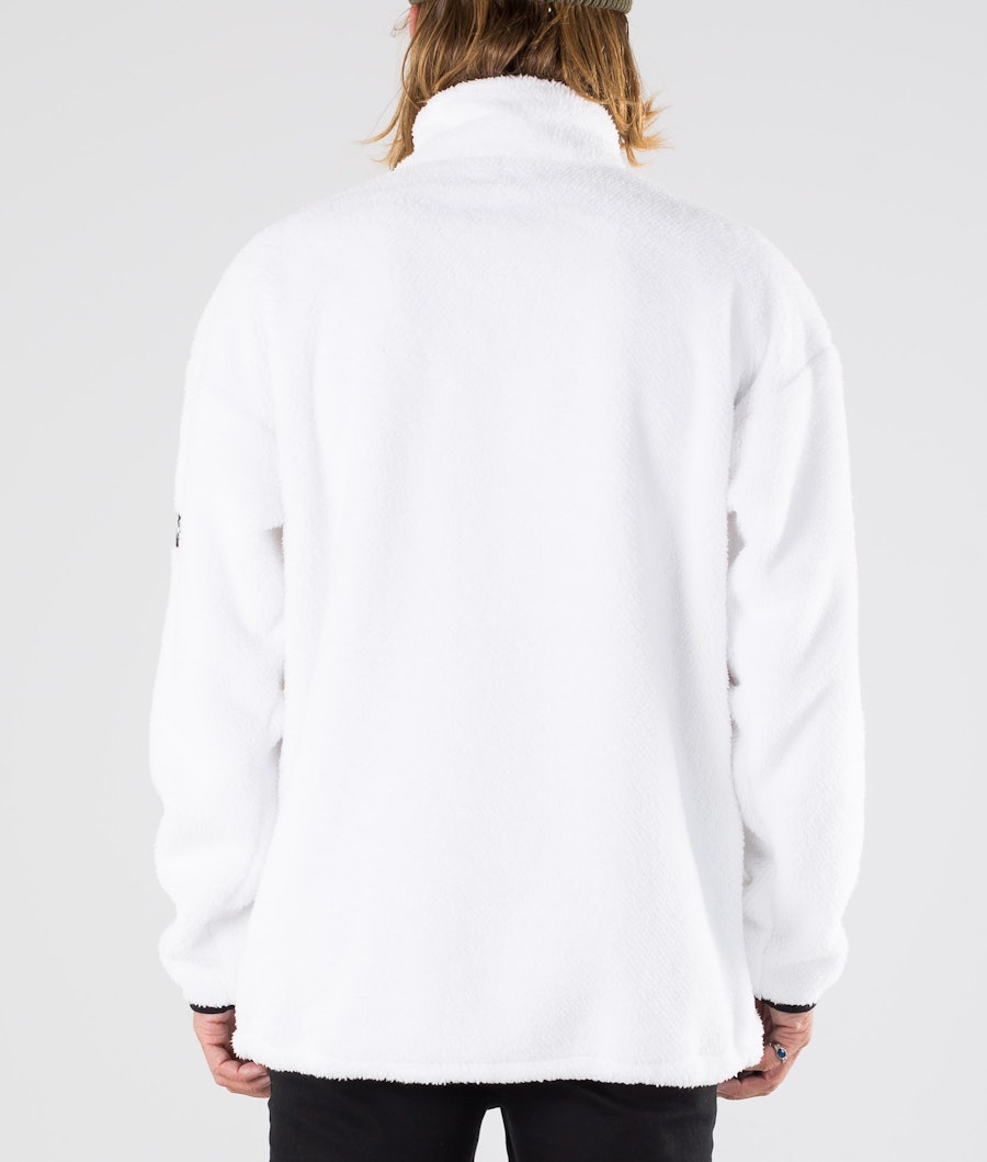 Dope Pile Fleece Sweater White