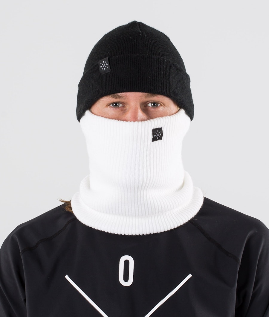 Dope 2X-UP Knitted Facemask Optic White