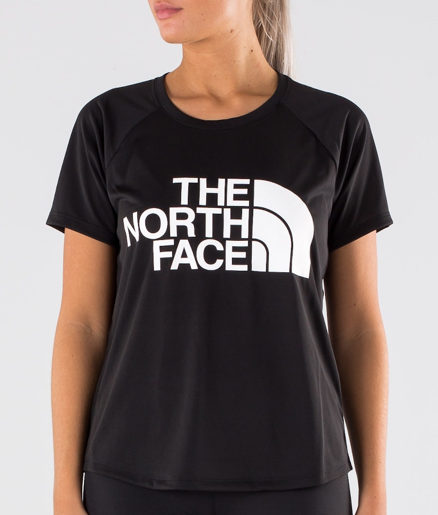 The North Face Grap Play Hard S/S T-shirt Dam Tnf Black/Tnf White