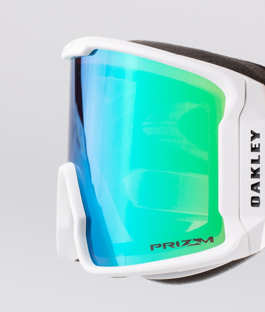 Oakley Line Miner M Skibril Matte White With Prizm Snow Jade Iridium Lens