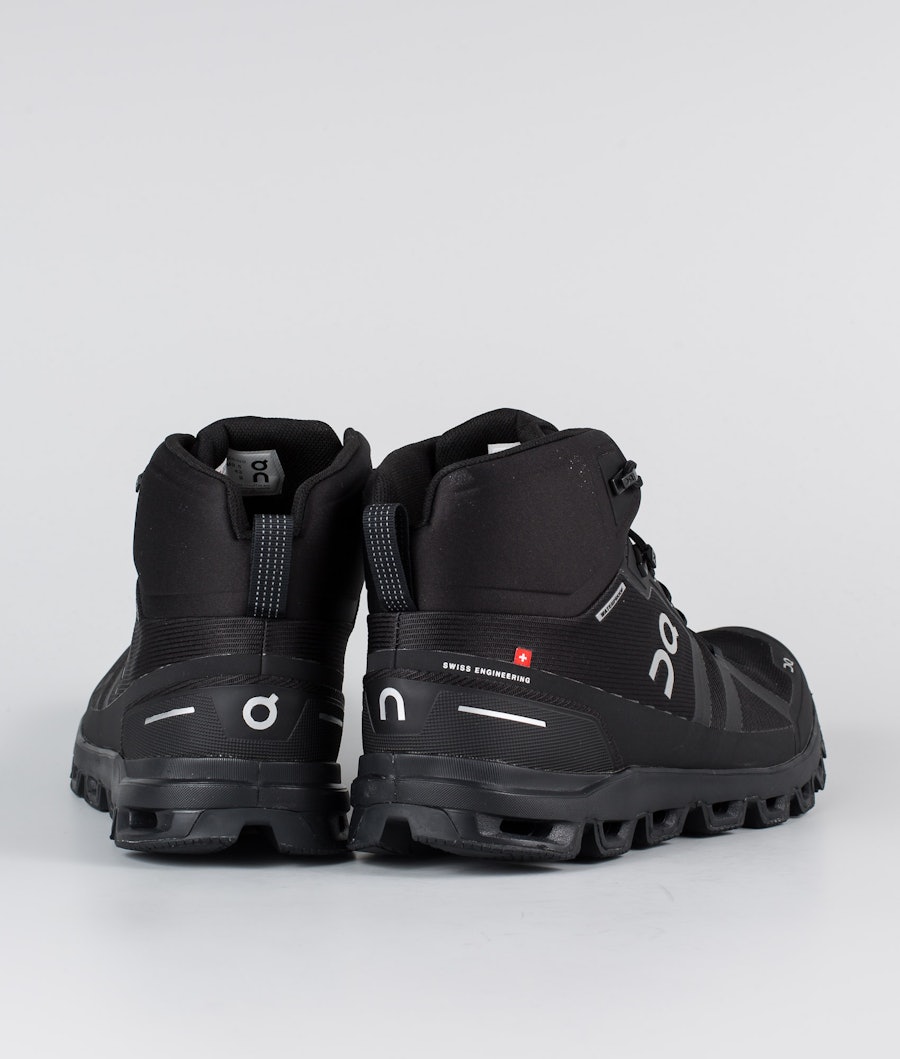On Shoes Cloudrock Waterproof Chaussures All Black