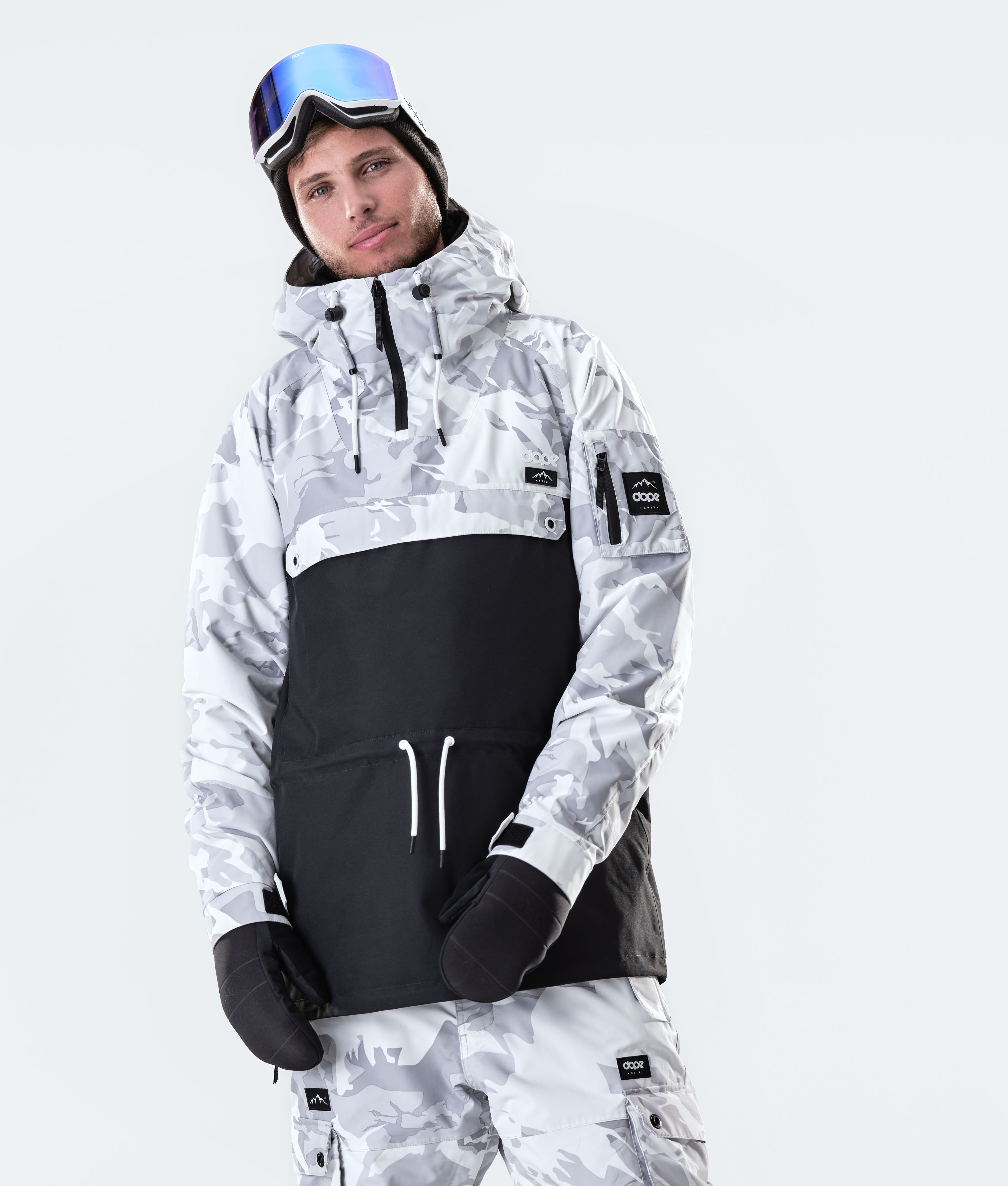 snow camo snowboard jacket