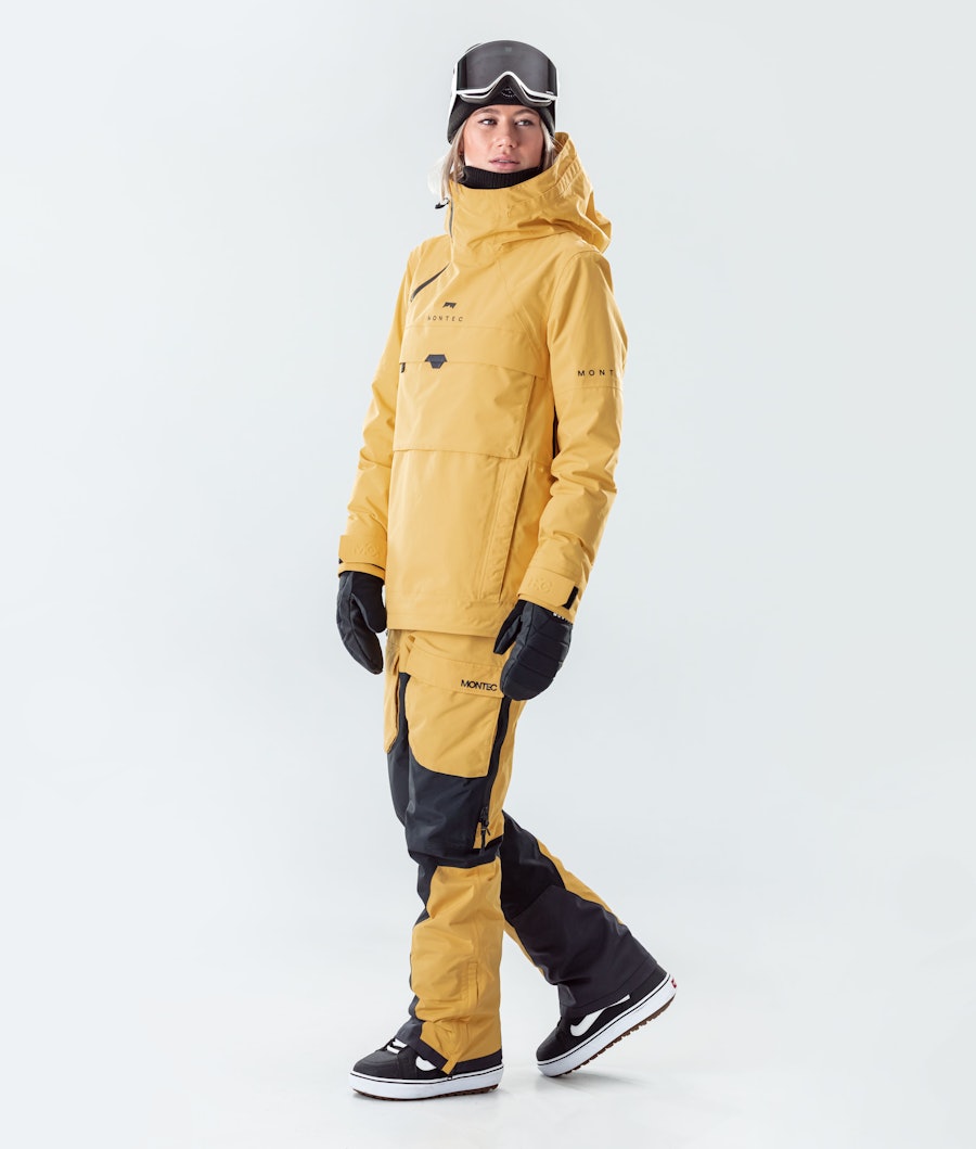 Montec Dune W 2020 Veste Snowboard Femme Yellow