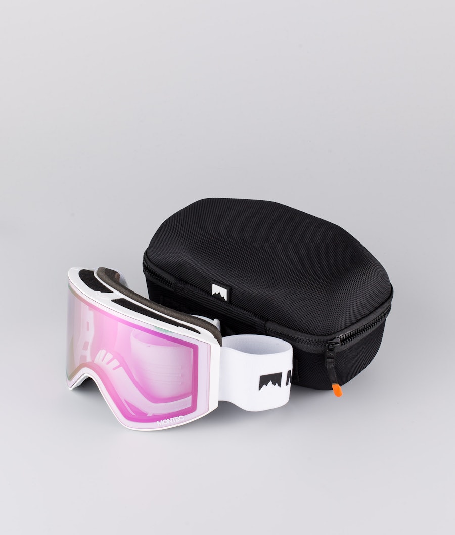 Montec Scope 2020 Medium Skidglasögon White/Pink Sapphire