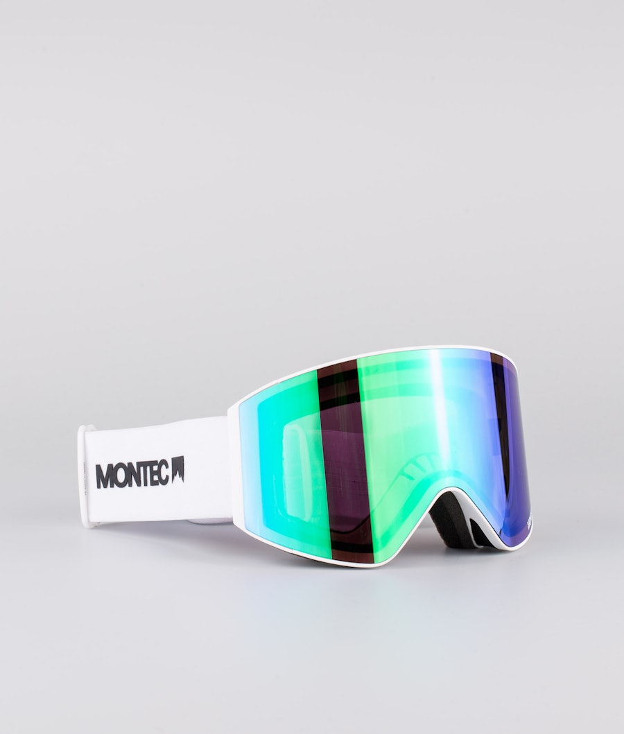 Montec Scope 2020 Medium Ski Goggle White/Tourmaline Green
