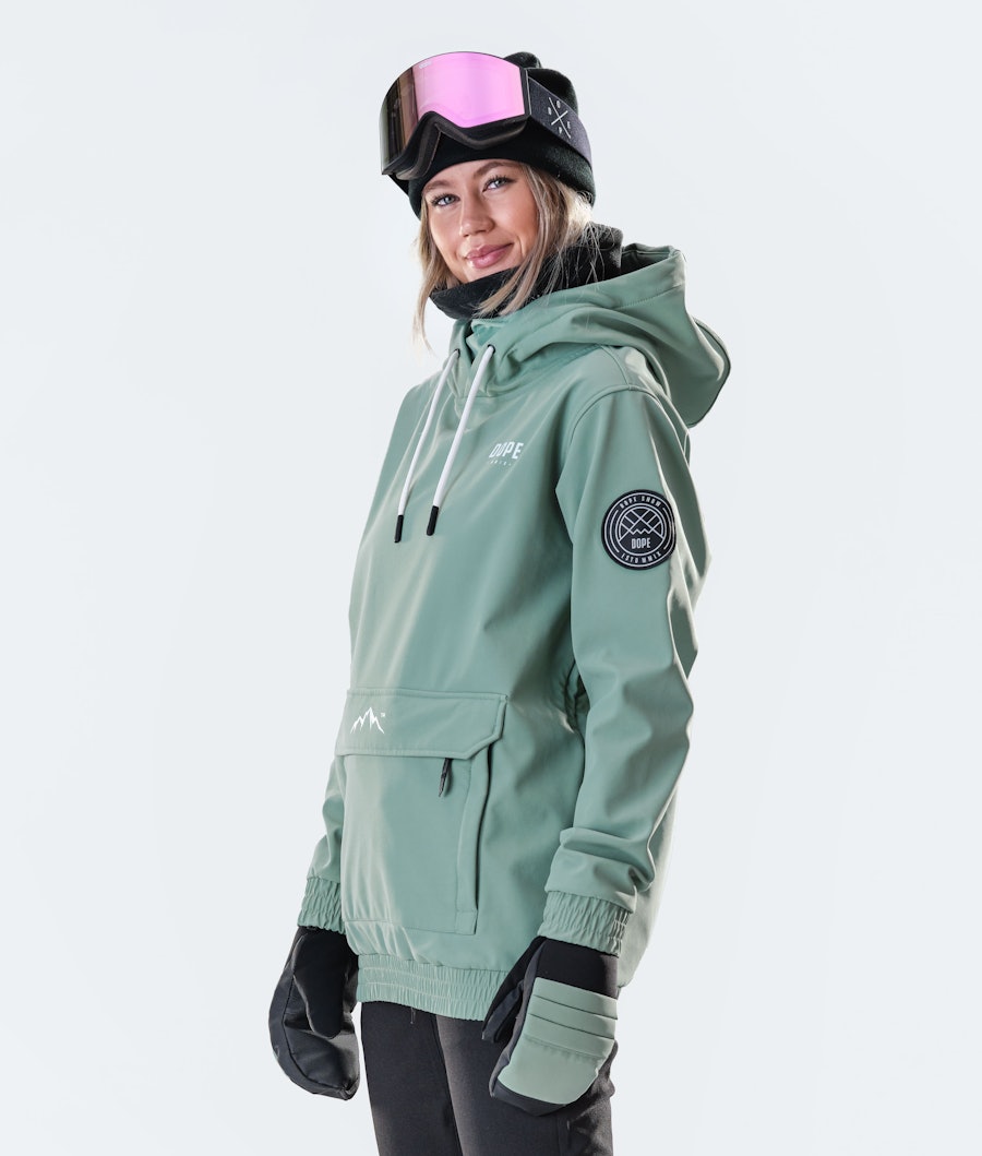 Dope Wylie W 10k Snowboard jas Dames Faded Green