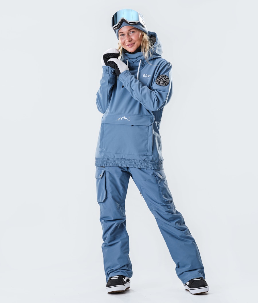 Dope Wylie W 10k Snowboardjacke Damen Blue Steel