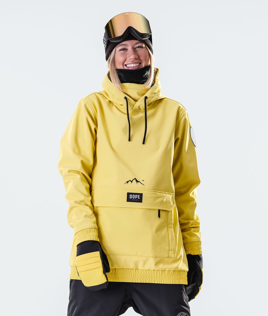 Dope Wylie W 10k Snowboard jas Dames Faded Yellow