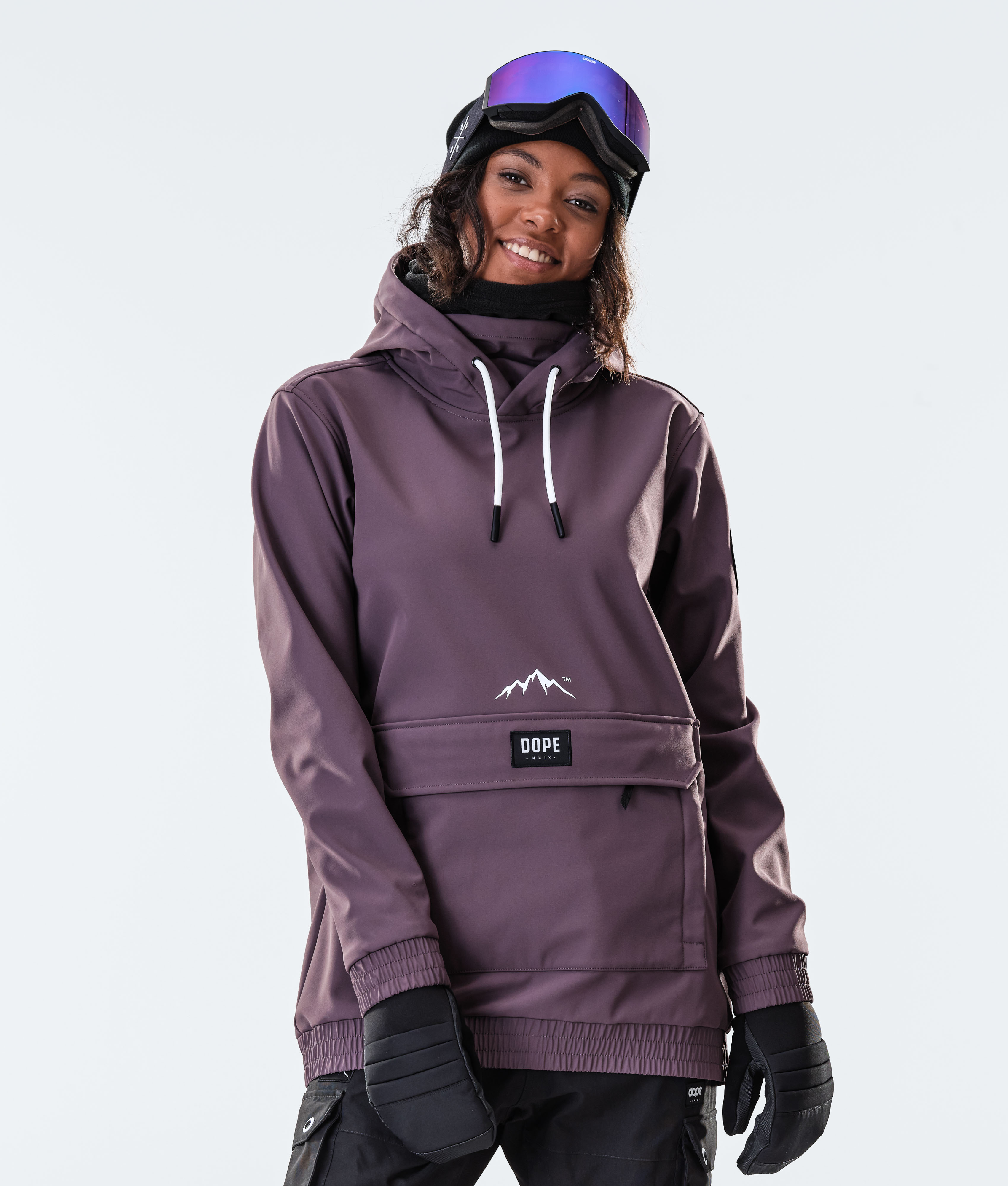 plum ski jacket