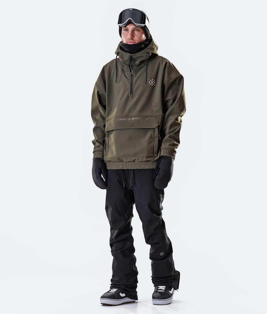 Dope Cyclone Snowboard jas Olive Green