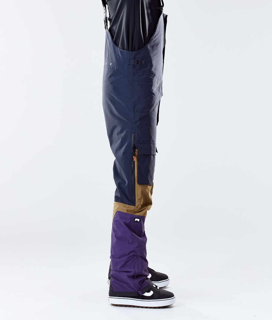 Montec Fawk 2020 Snowboardbyxa Marine/Gold/Purple